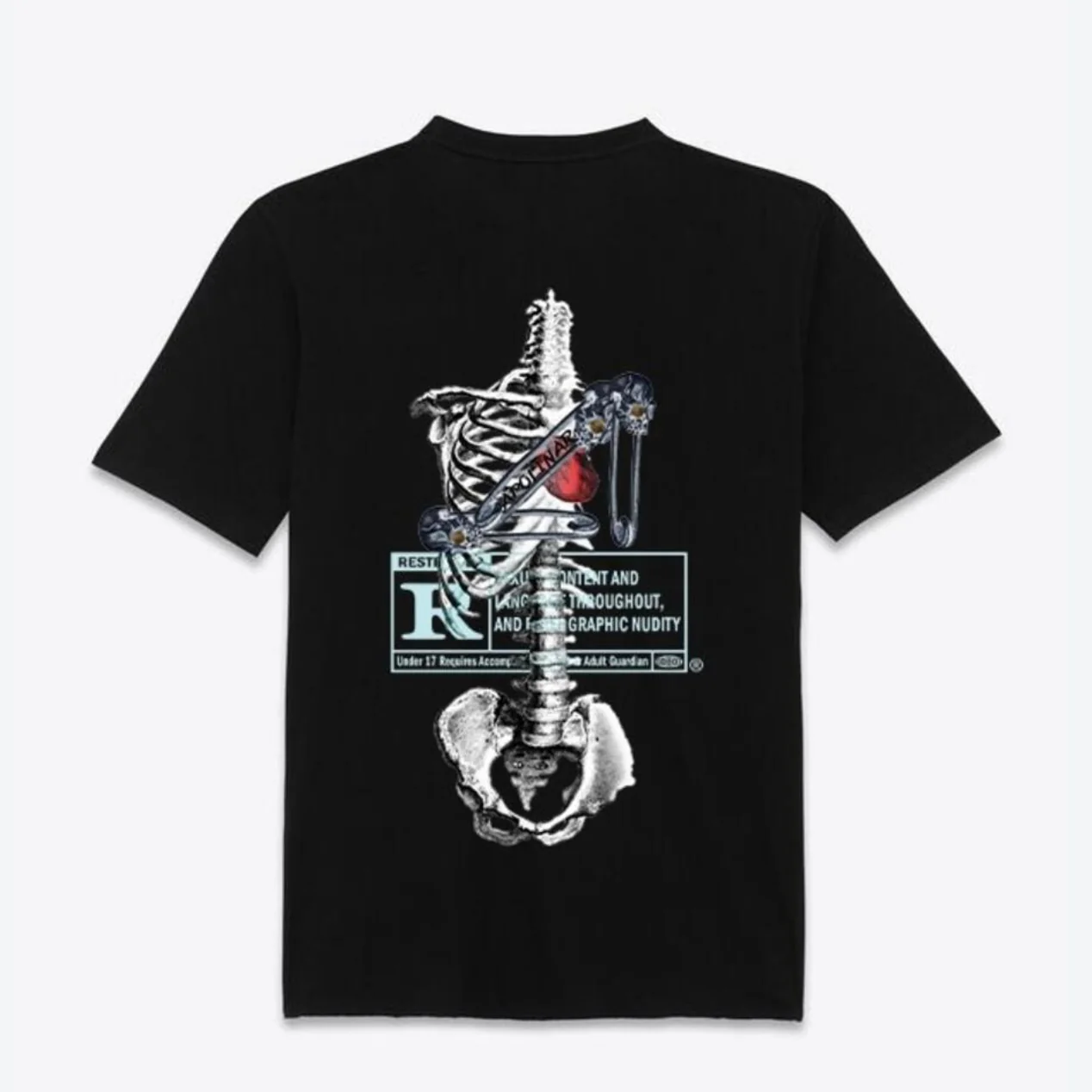 Apolinar Rated II Black Tee - Image 2