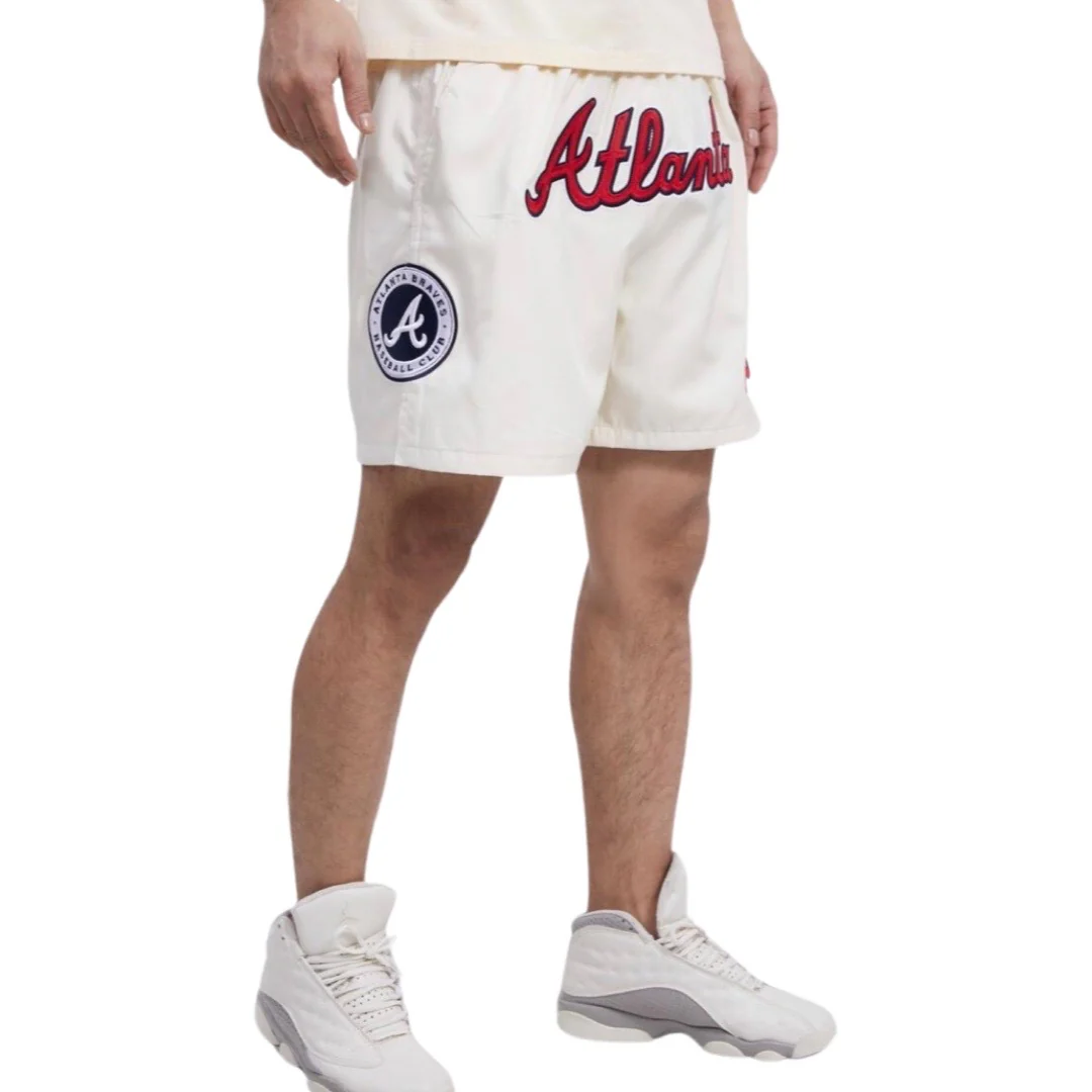 Atlanta Braves Classic Woven Short (Eggshell) - Image 2
