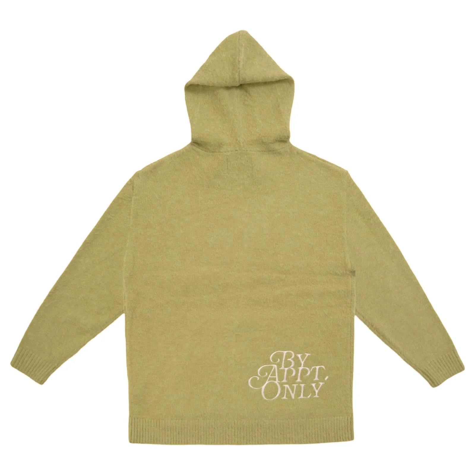 By Appt Only Myles Green Mohair Zip Up - Image 2