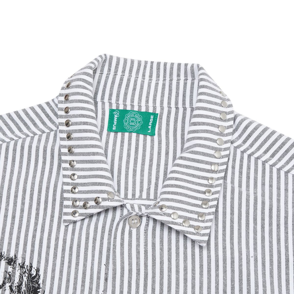 Campus “Seraph” Black Stripe Button-Up - Image 2