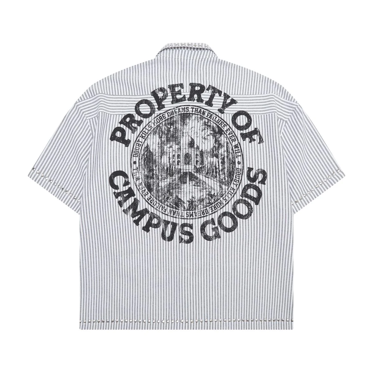 Campus “Seraph” Black Stripe Button-Up - Image 3