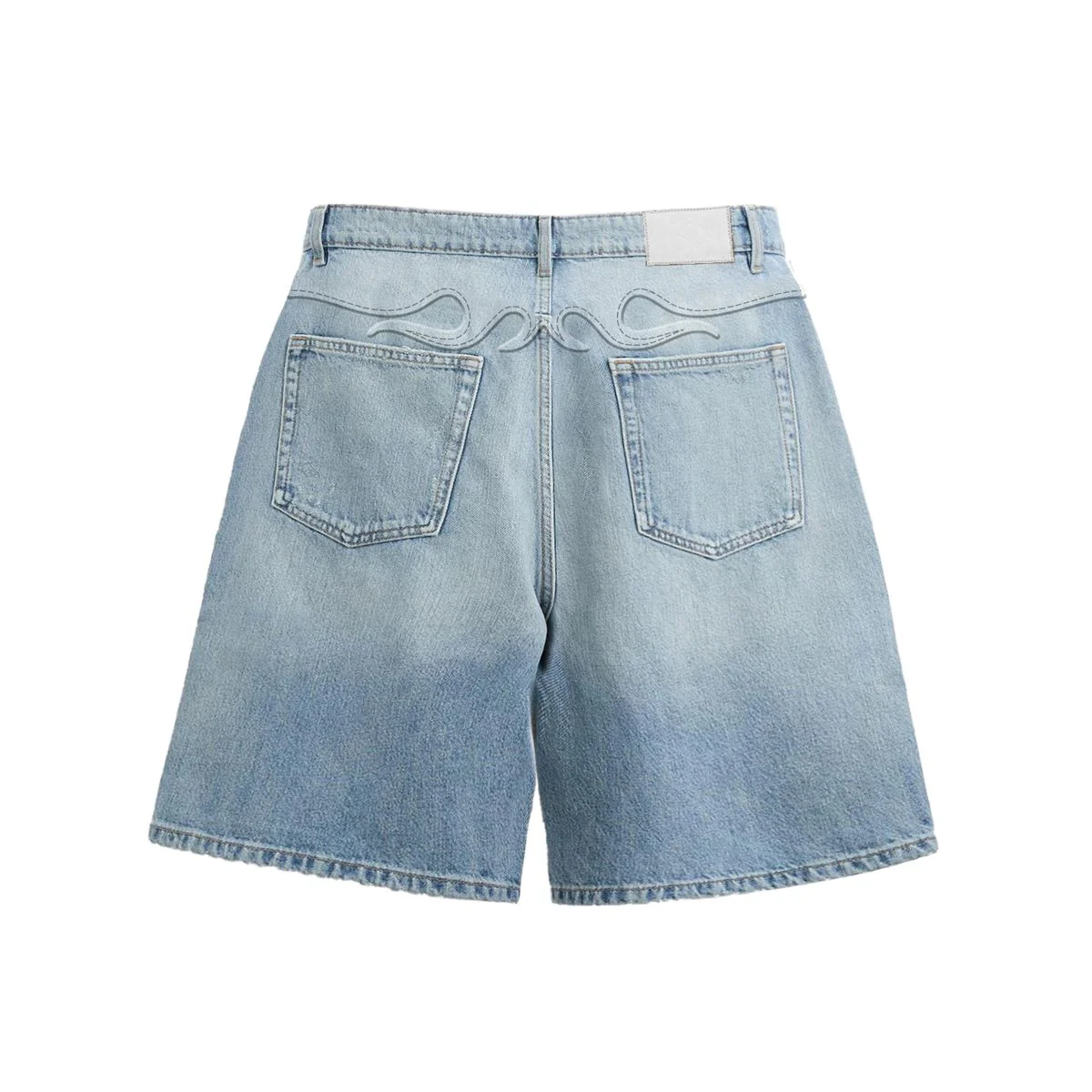 Campus “Tribal” Blue Jorts Shorts - Image 2