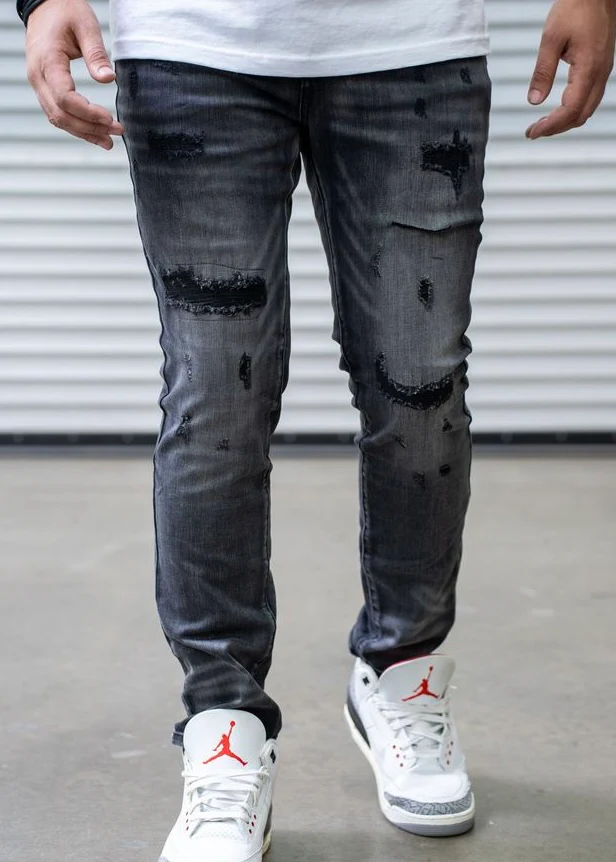 Damati Tuscany Dark Grey Jeans (DMT-202) - Image 2