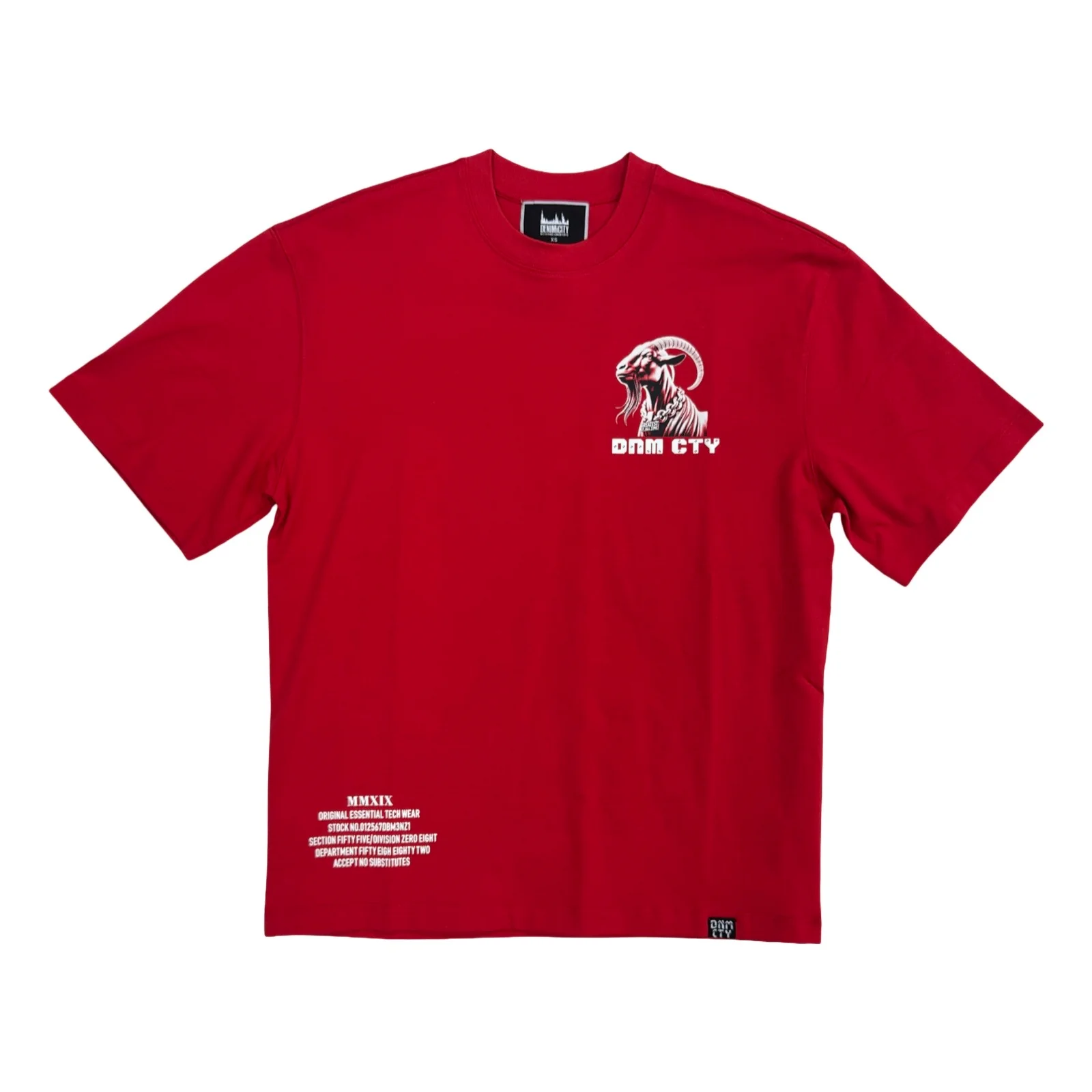 Denim City “Goat” Red Stones Tee - Image 2
