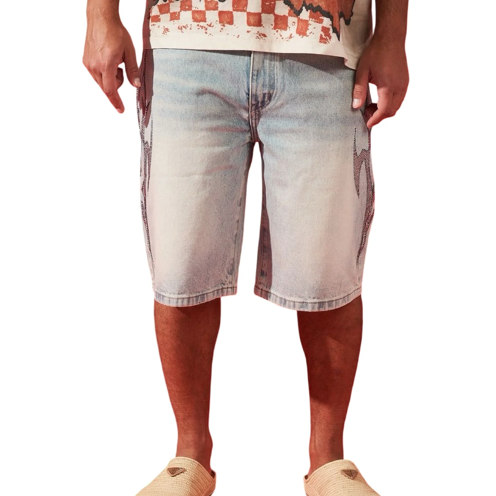 Duaa “Accomplished” Tribal Stone Shorts - Image 2