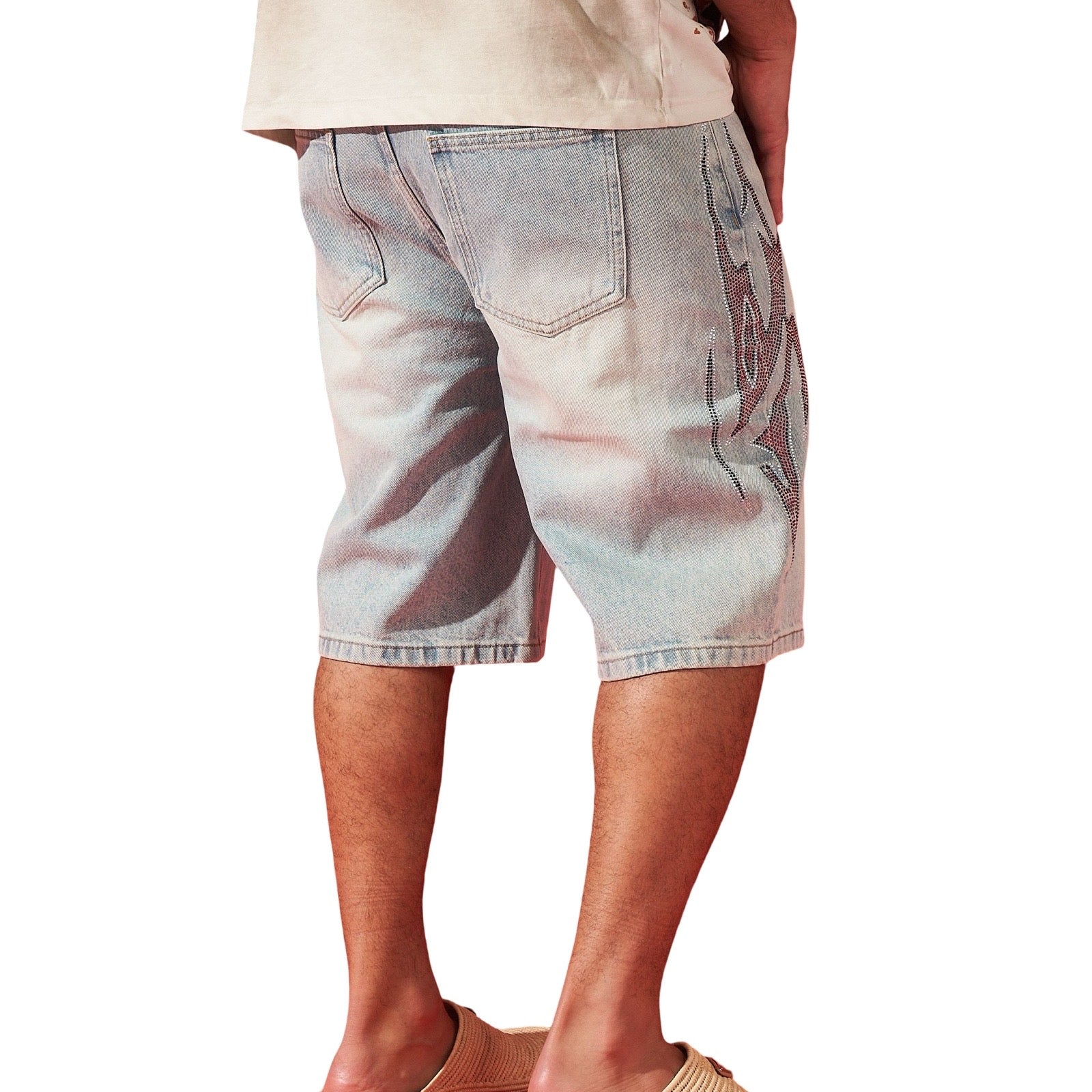 Duaa “Accomplished” Tribal Stone Shorts - Image 3