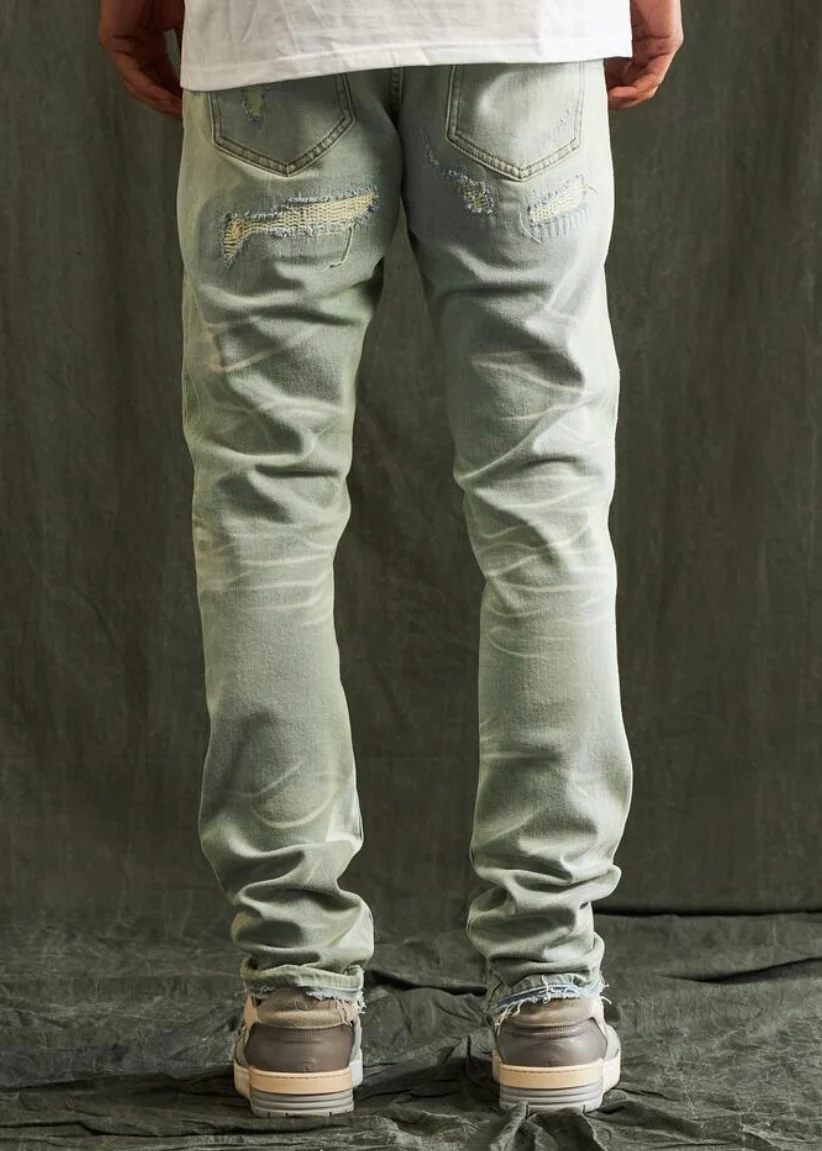 Embellish NYC Ronnie Light Blue Jeans (029) - Image 2