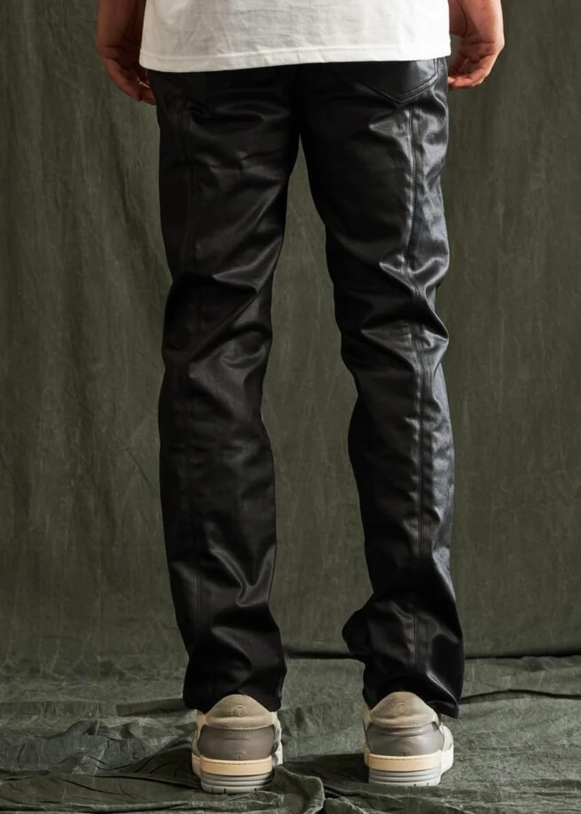 Embellish NYC Wentz Black Wax Jeans (047) - Image 2