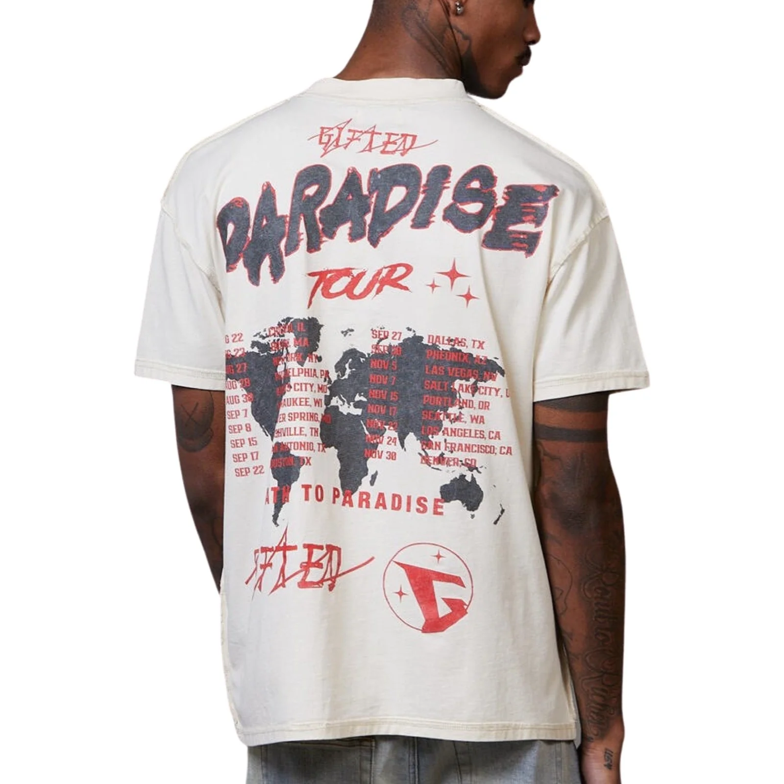 GFTD Paradise Bone Tee - Image 2