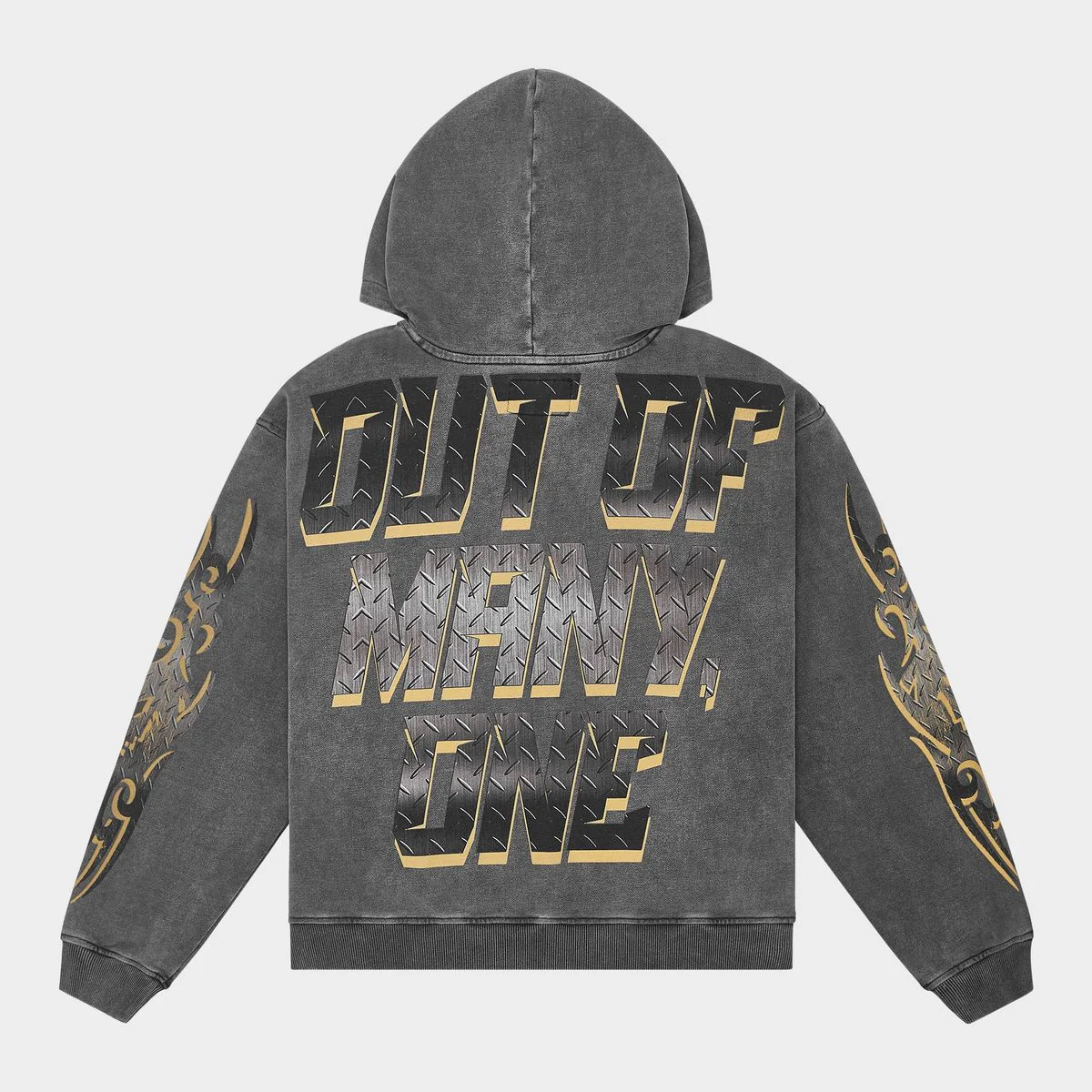Godspeed “Steel Sharpens” Grey Hoodie - Image 3