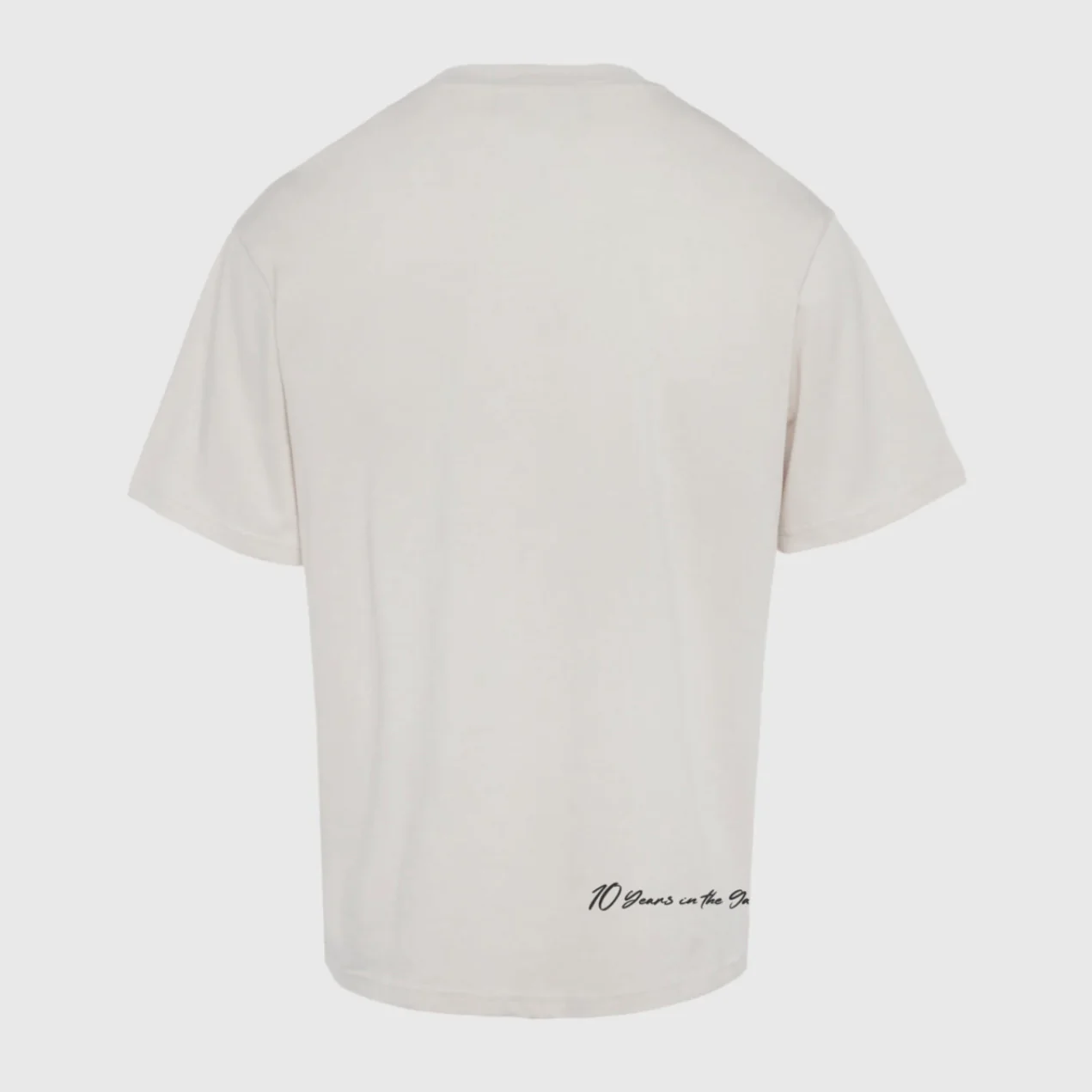 Homme Femme Heat Check Tee In Cream And Gold - Image 2
