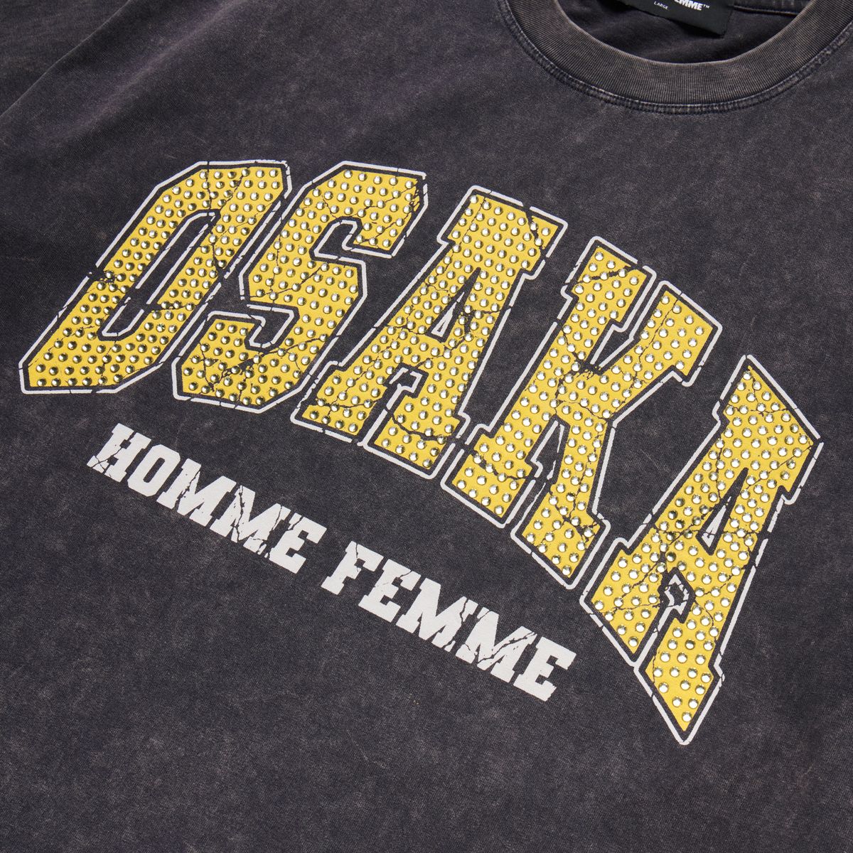 Homme Femme “Osaka” Rhinestone Tee - Image 2