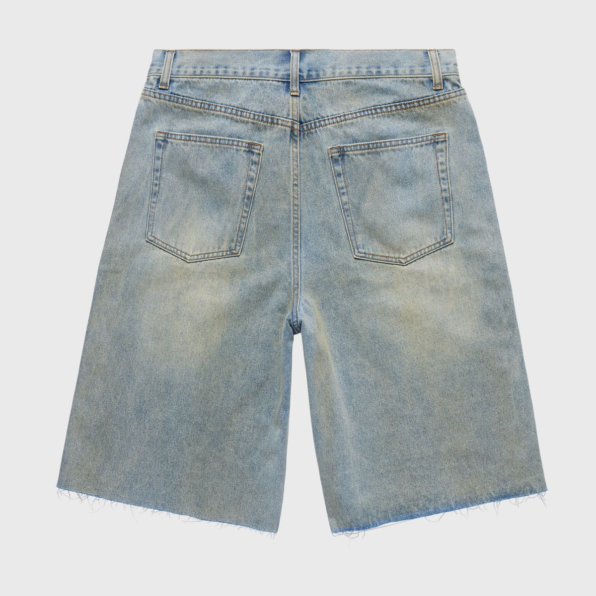 Homme Femme Studded Denim Shorts - Image 3