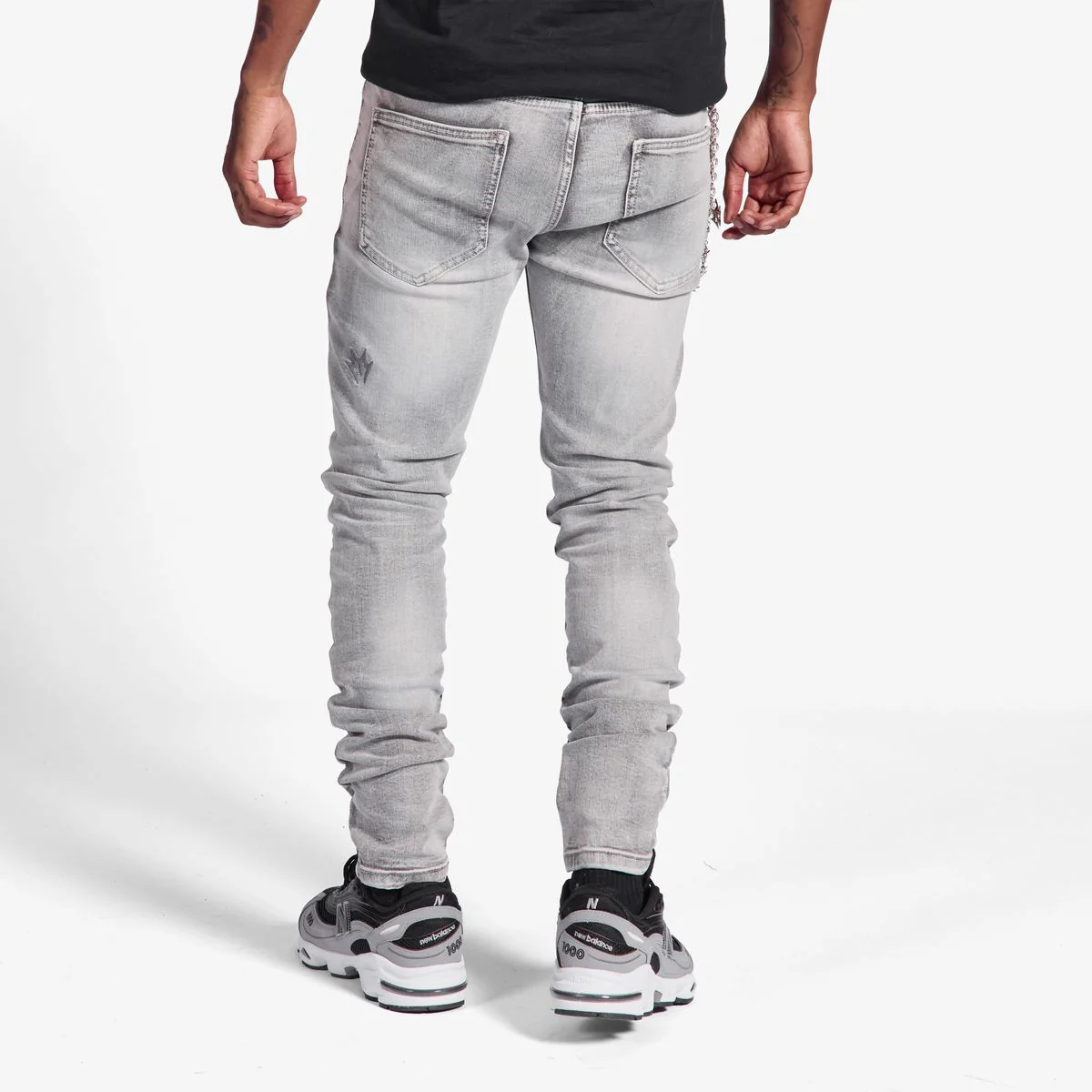 Melee “Siberia” Grey Wash Jeans - Image 3