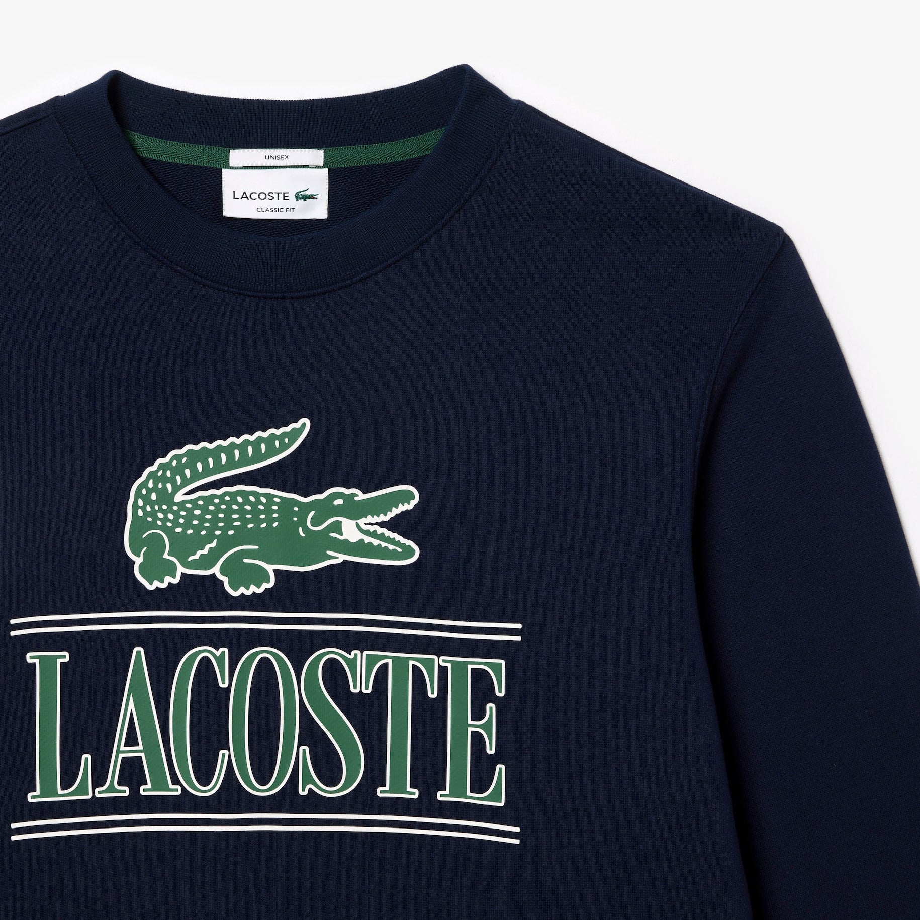 Men’s Fleece Navy Sweater - Image 2
