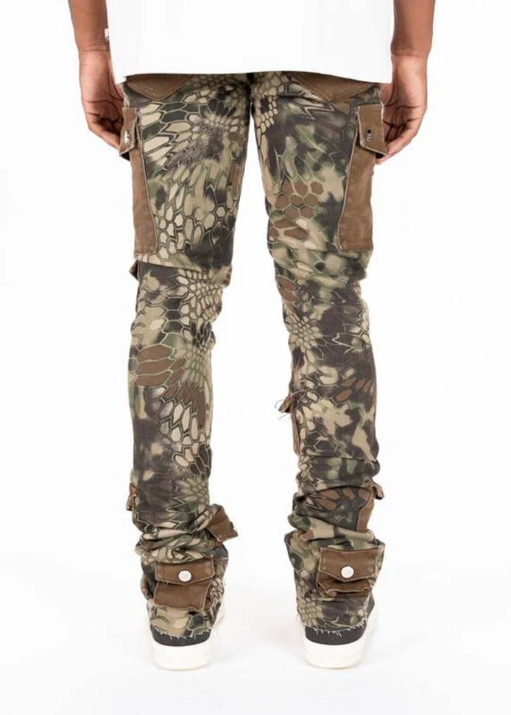 Pheelings “My Pleasure” Cargo Flare Stack Jeans - Image 2