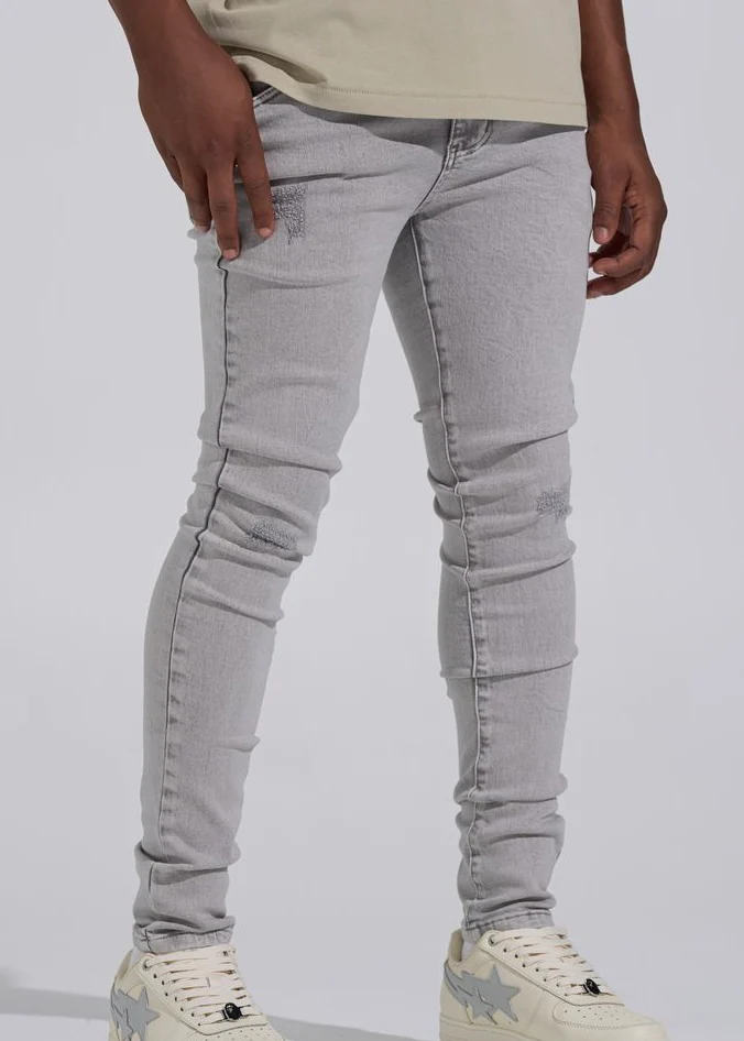 Pheelings “Silver Screen” Light Grey Skinny Jeans - Image 2