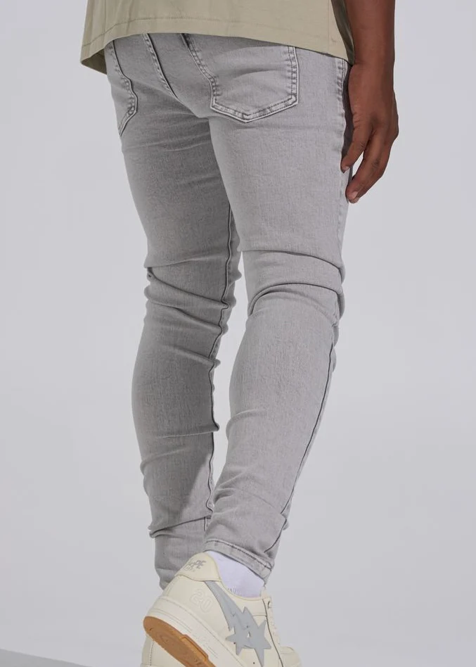 Pheelings “Silver Screen” Light Grey Skinny Jeans - Image 4