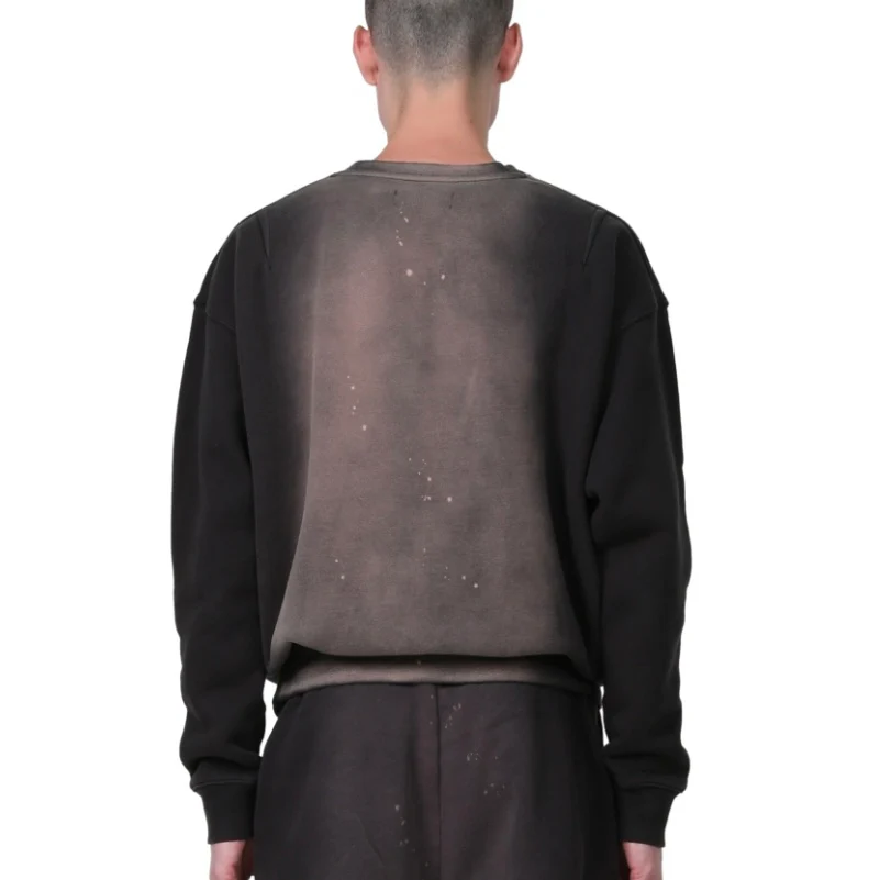 Purple Brand French Terry Bleached Sweater - Image 2