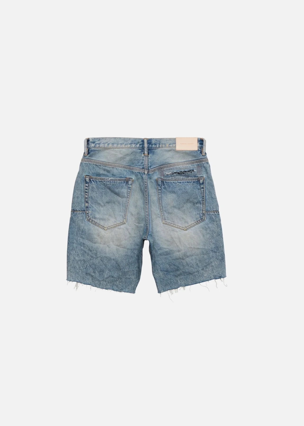 Purple Brand Indigo Animal Print Shorts - Image 2