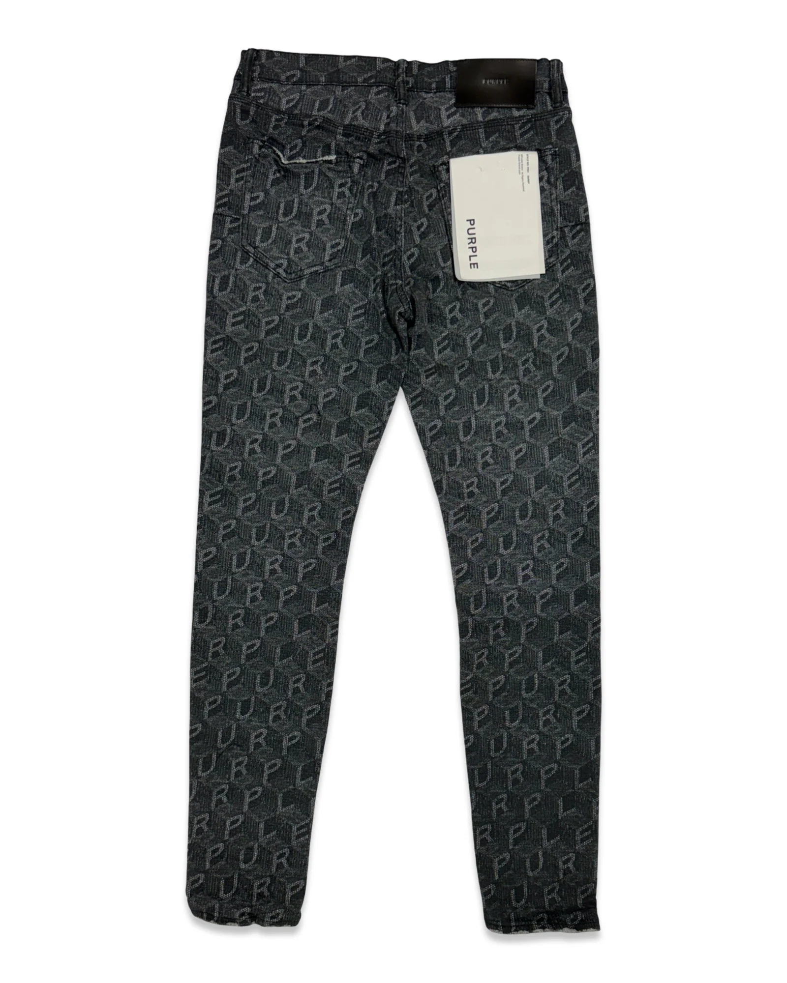 Purple Brand “Monogram Block” Black Jeans - Image 3