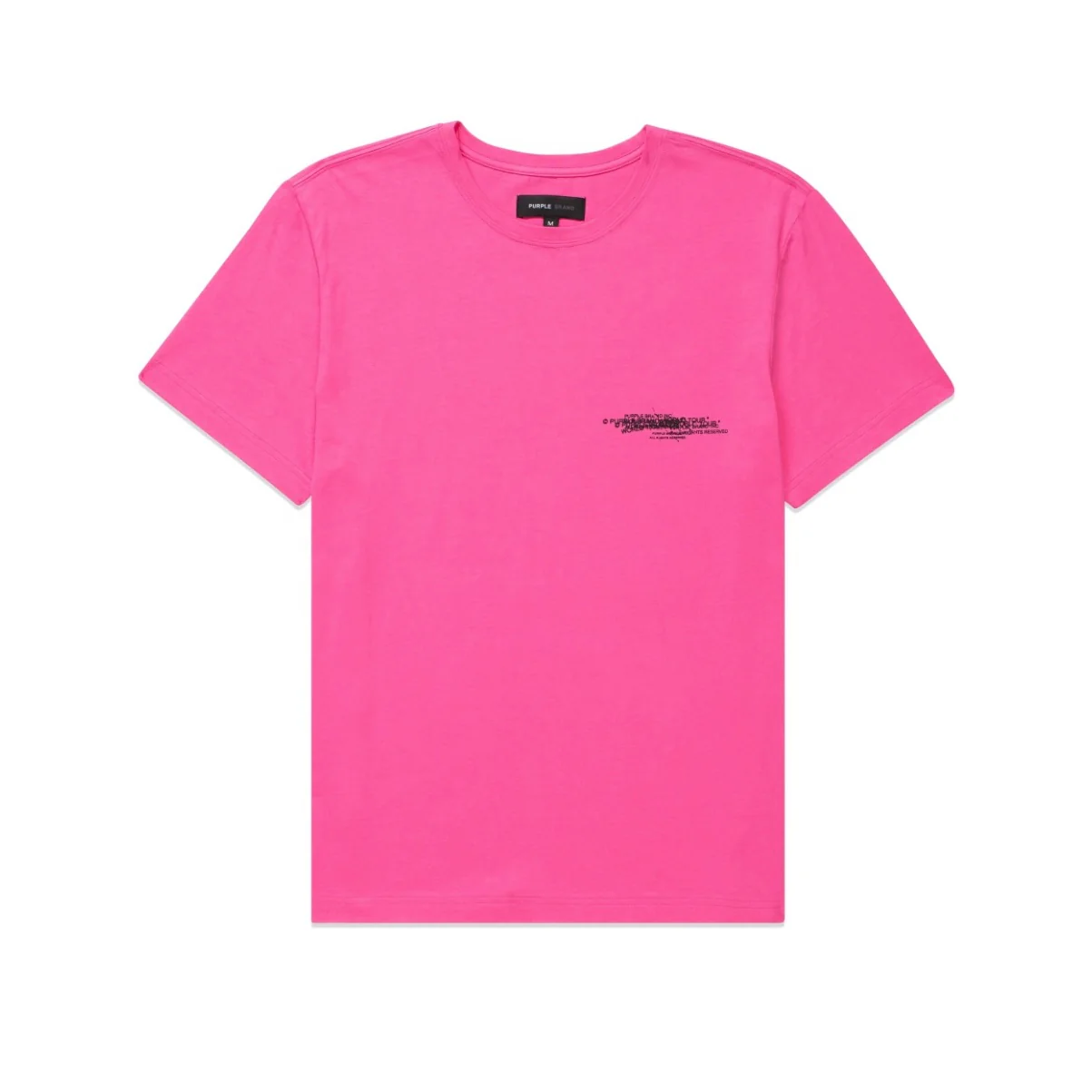 Purple Brand Textured Web Pink S/S Tee - Image 2