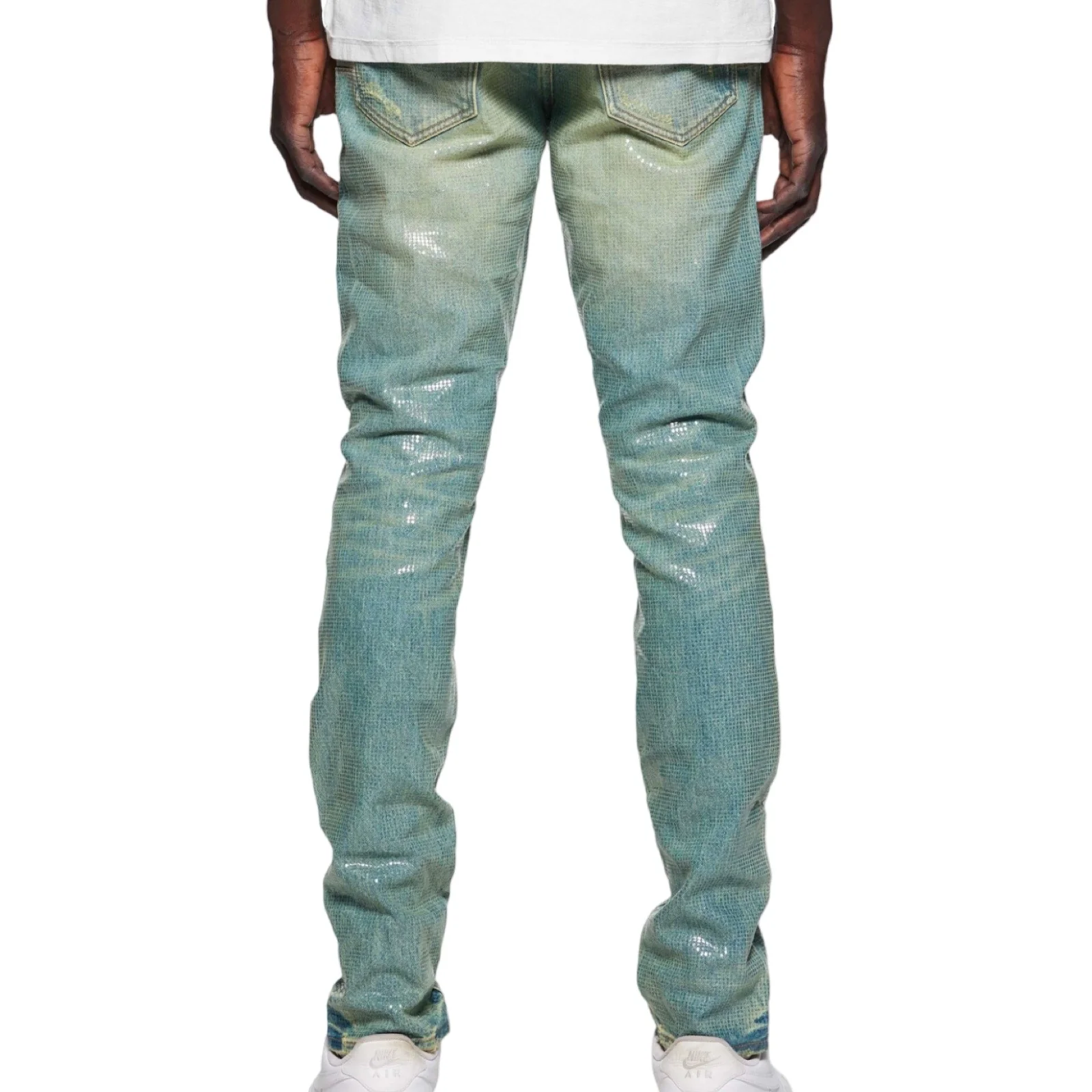 Purple Brand Tiled Overlay Jeans - Image 2