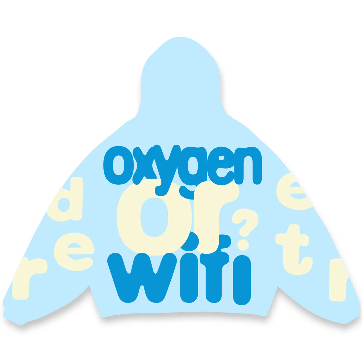 Red Letters “Oxygen Scattered” Hoodie - Image 2