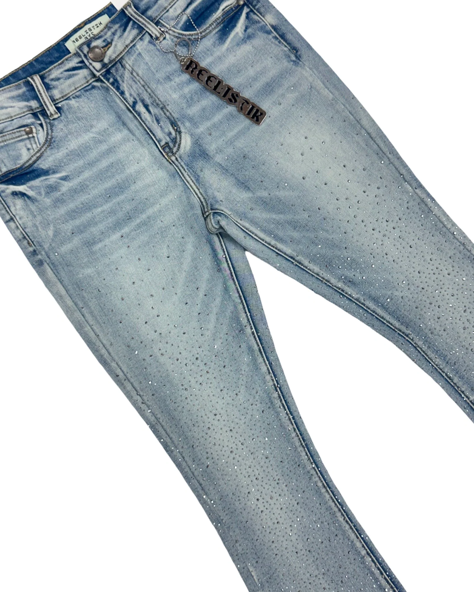 Reelistik Diamond Sparkle Stacked Jeans (RST-1202) - Image 2