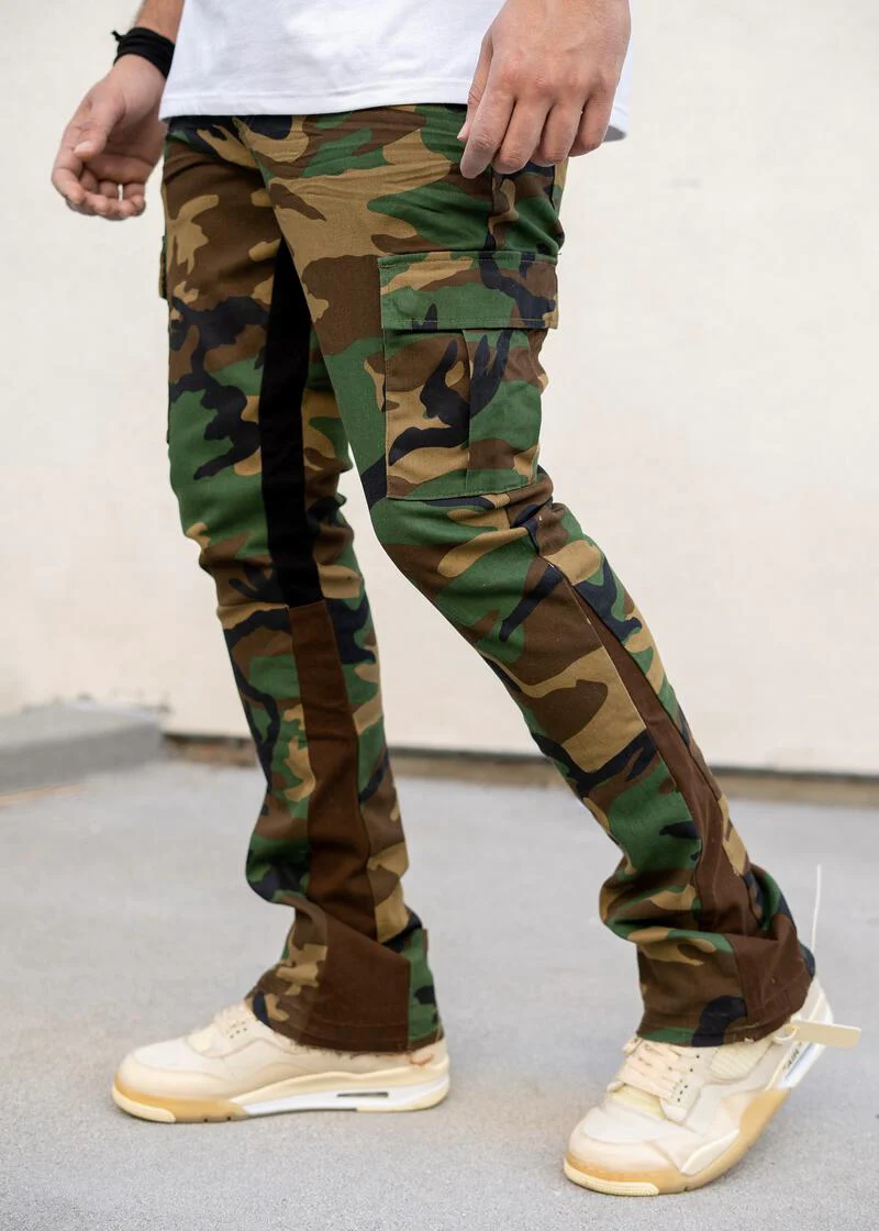 Reelistik Green Army Stacked Jeans (RST5001) - Image 4