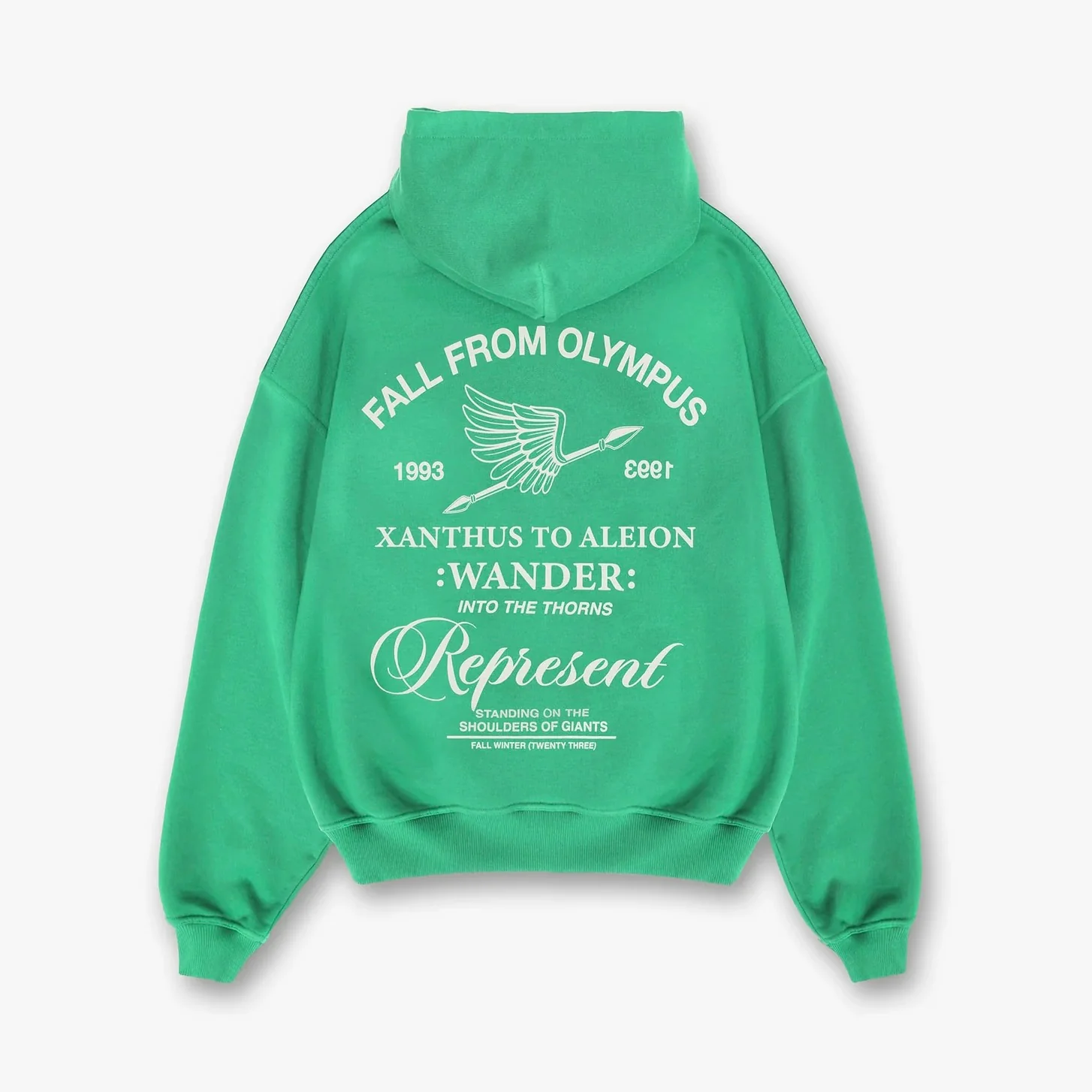 Represent Olympus Island Green Hoodie - Image 2