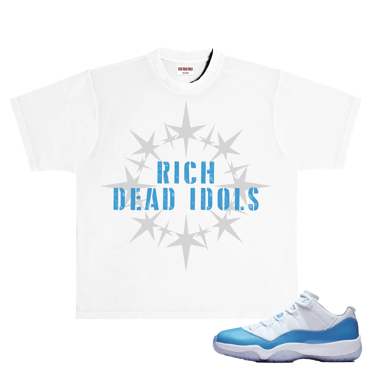 Rich Idols “Turn Pain” White Tee - Image 2