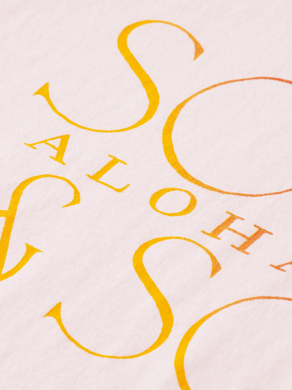 Scotch&Soda Graphic Logo Jersey Tee In Pink (166062) - Image 2