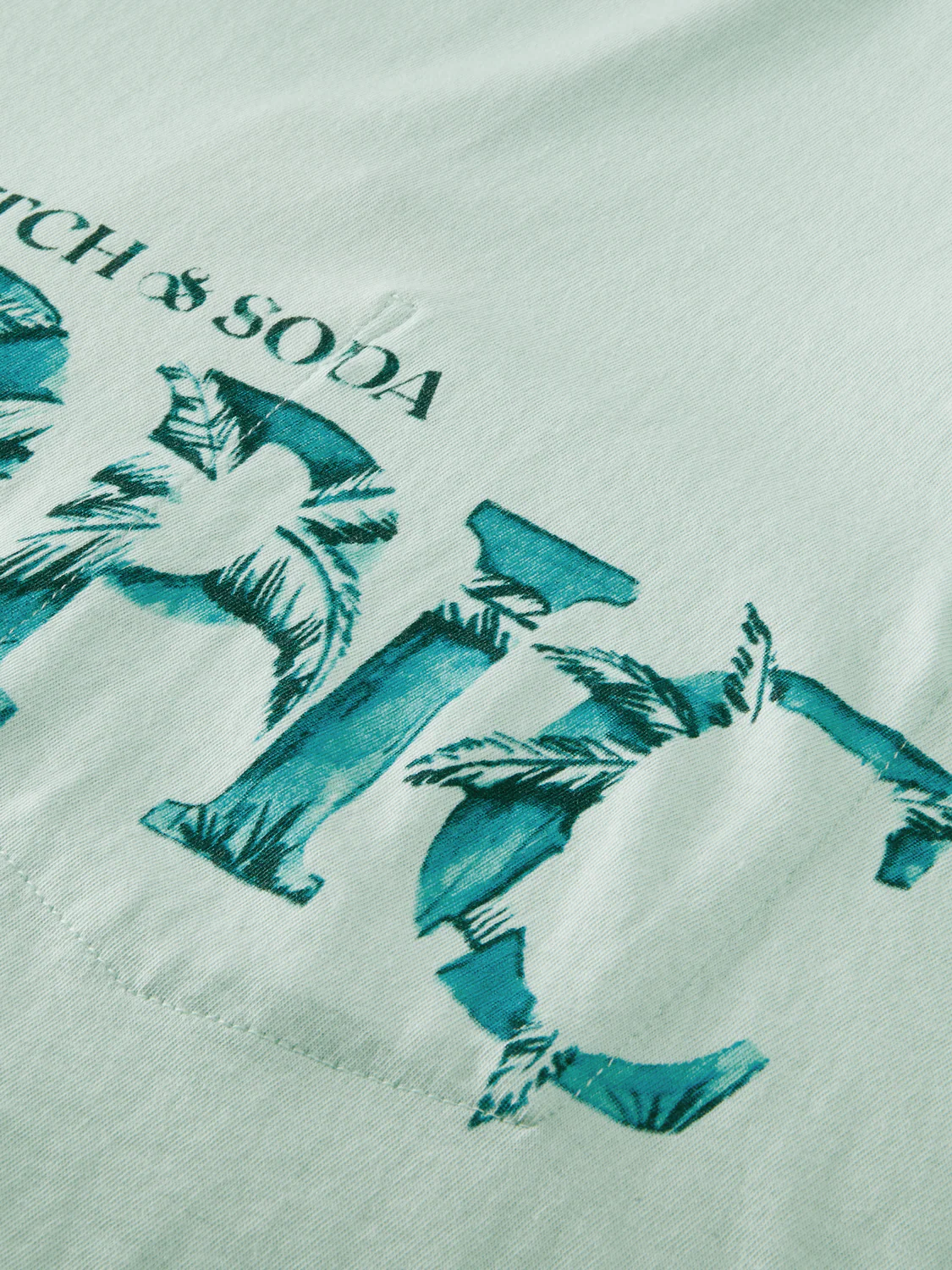 Scotch&Soda Inside Pocket Tee In Mint (166070) - Image 2