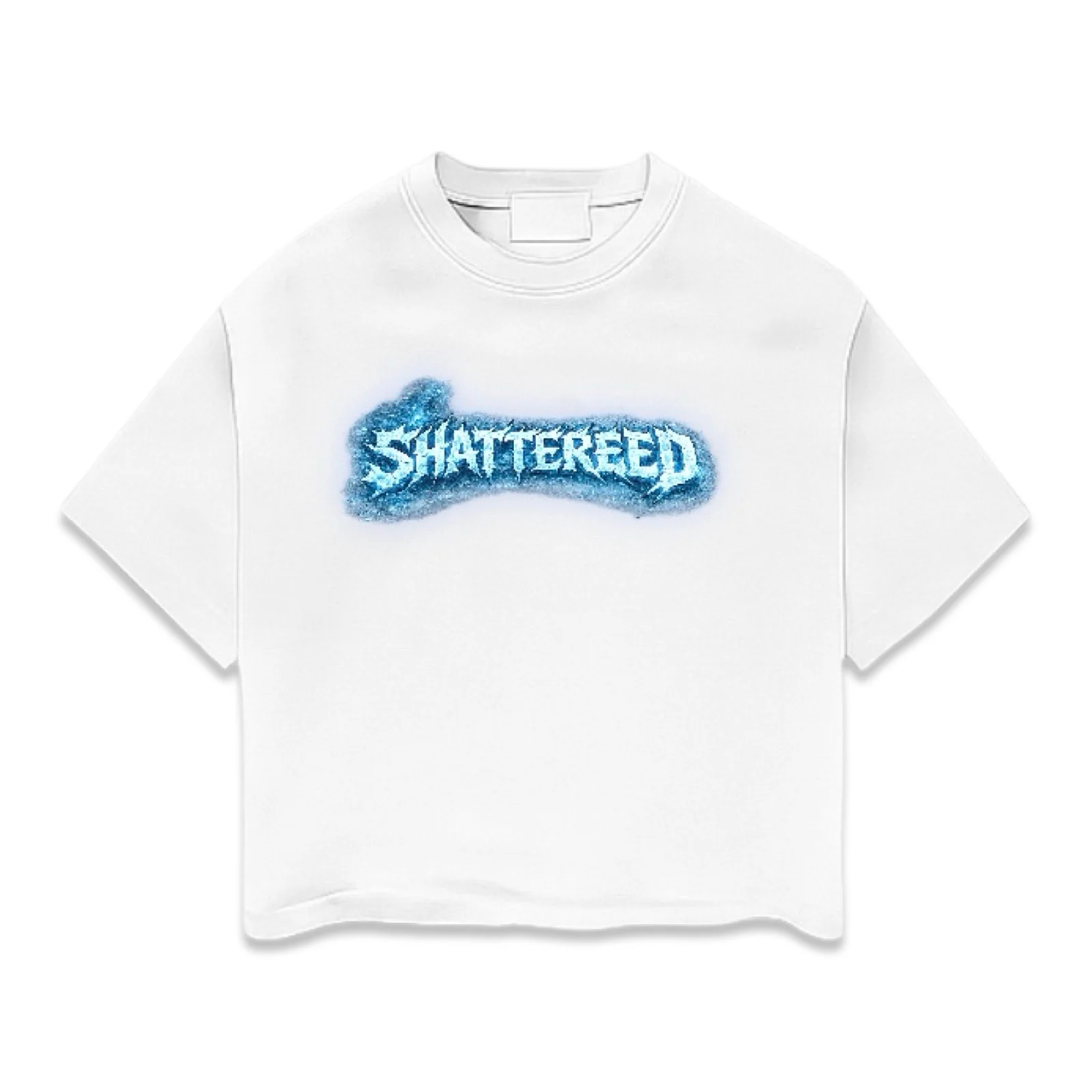 Shattered Hearts “Icy” White Tee - Image 2