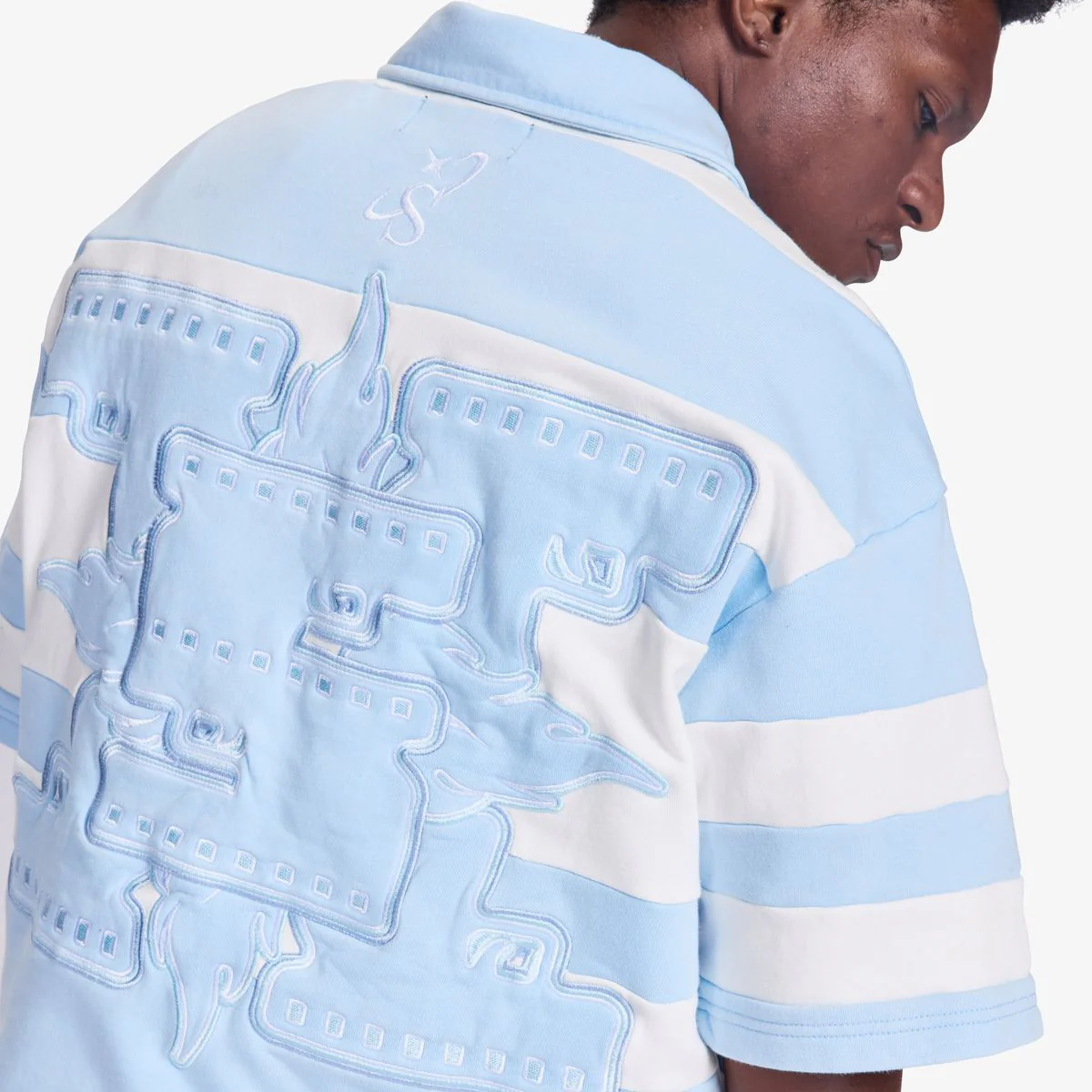 Sugarhill “Super 9” Baby Blue Polo - Image 2