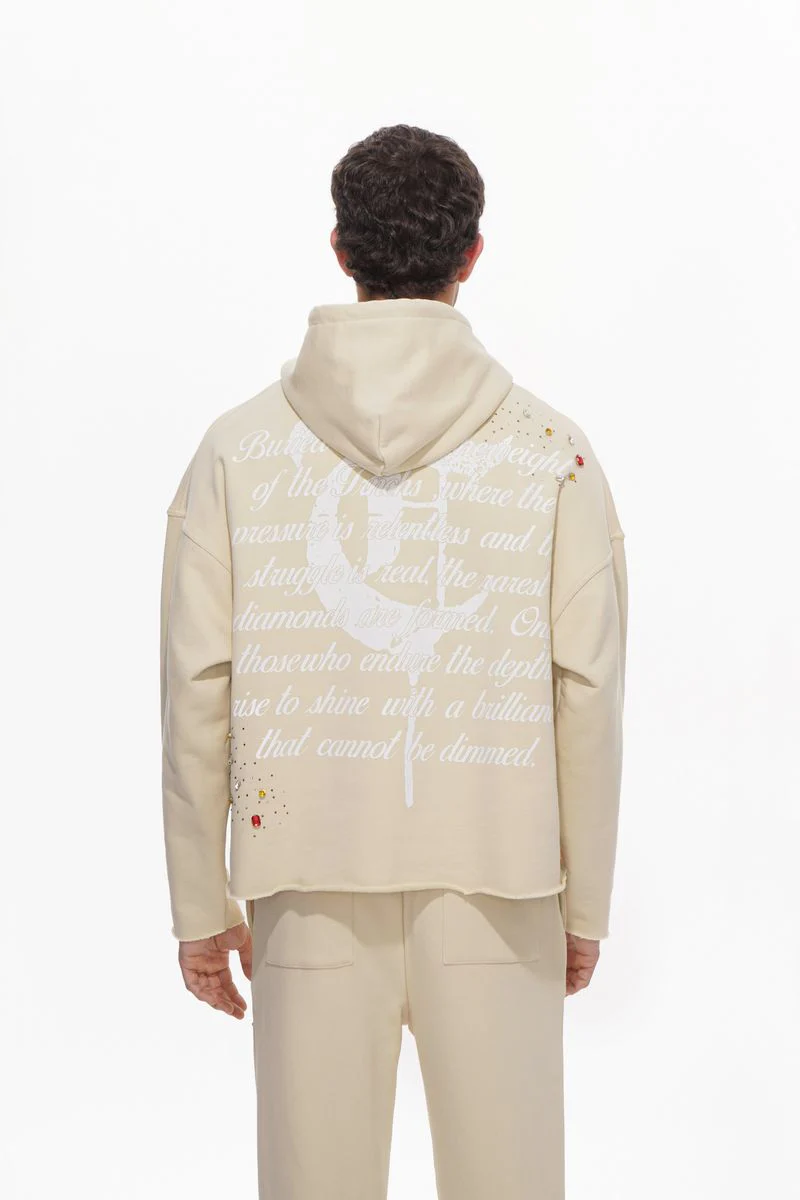 TRNCHS Diamond Cream Jogging Set - Image 3