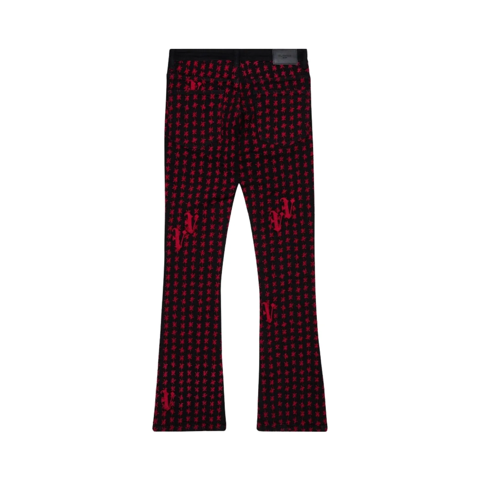 Valabasas “Asterisk” Black Stacked Flare Jeans - Image 3