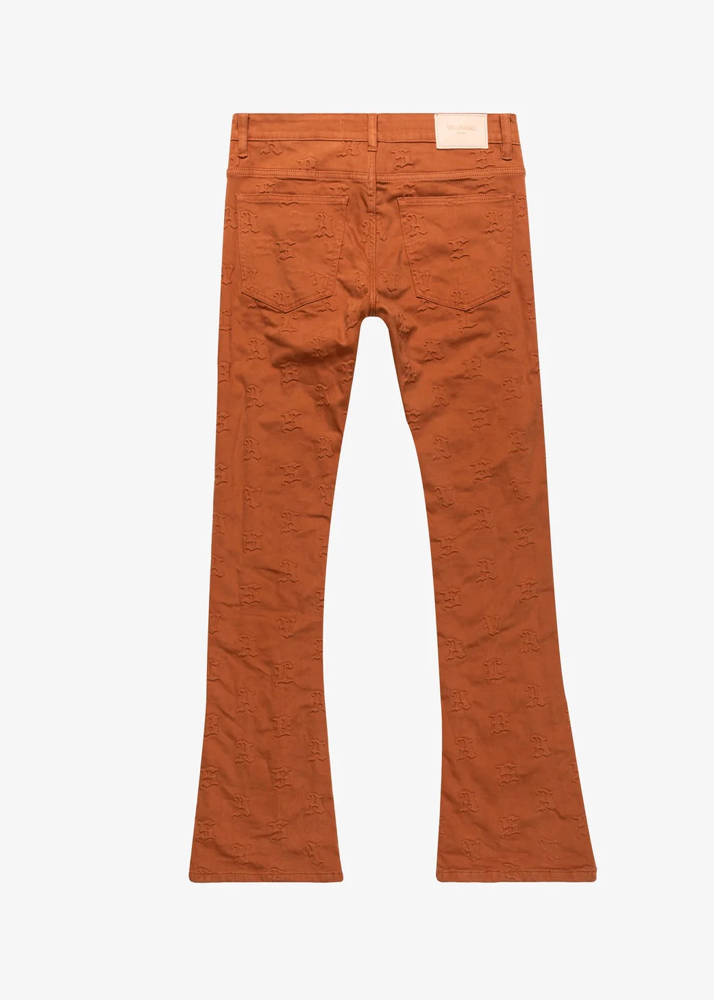 Valabasas “Frith” Tangerine Stacked Flare Jeans - Image 2