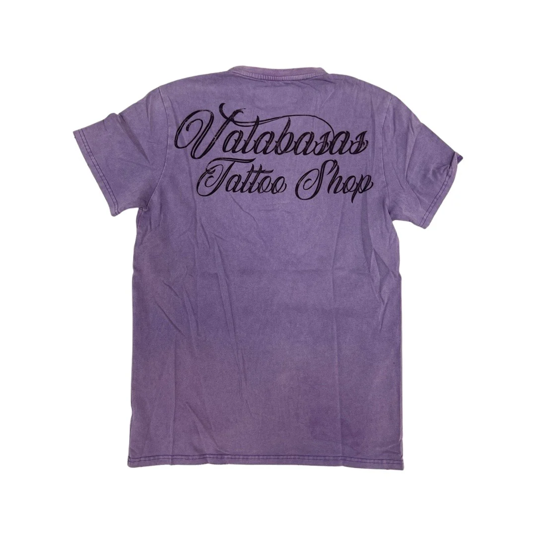 Valabasas “Snake Tat” Vintage Purple Tee - Image 2