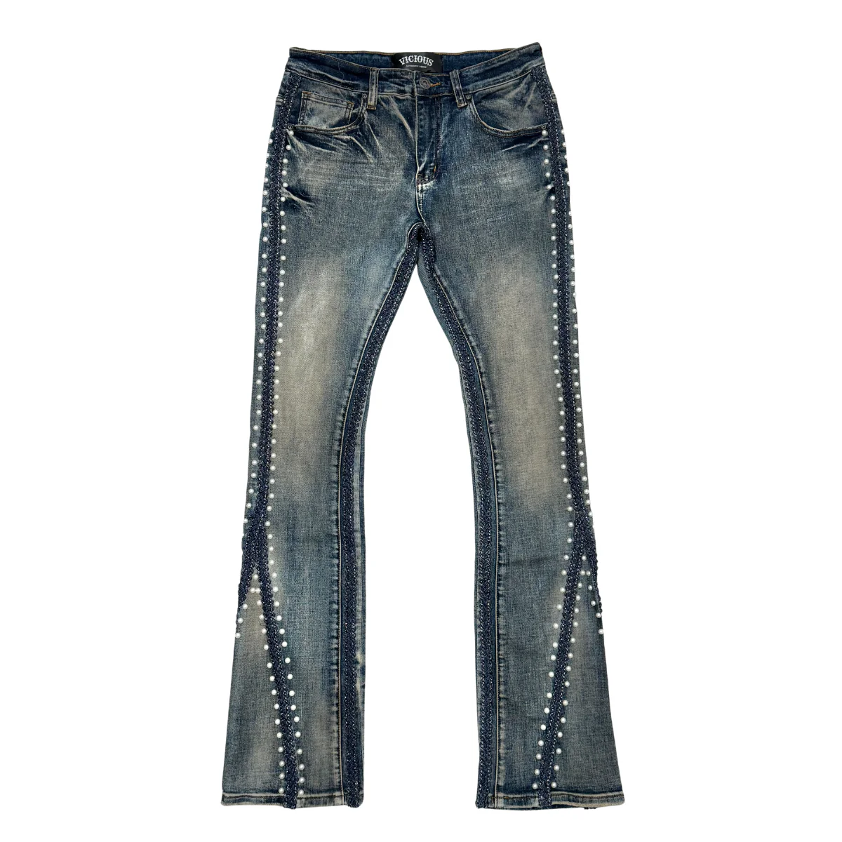 Vicious “Artist” Pearl Flare Jeans - Image 2